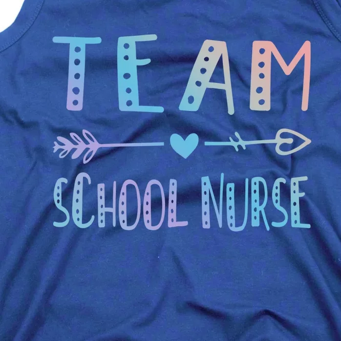 Team School Nurse Health Care Worker Medical Assistant Agent Funny Gift Tank Top