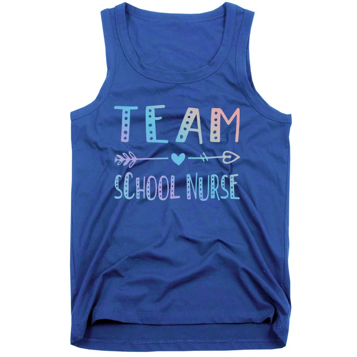 Team School Nurse Health Care Worker Medical Assistant Agent Funny Gift Tank Top