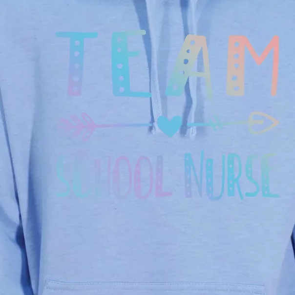 Team School Nurse Health Care Worker Medical Assistant Agent Funny Gift Unisex Surf Hoodie