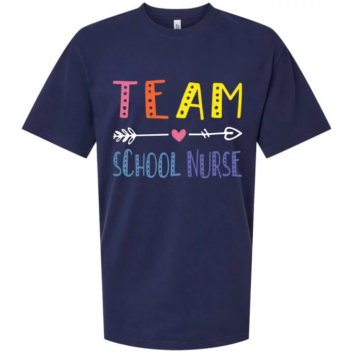 Team School Nurse Health Care Worker Medical Assistant Agent Cute Gift Sueded Cloud Jersey T-Shirt