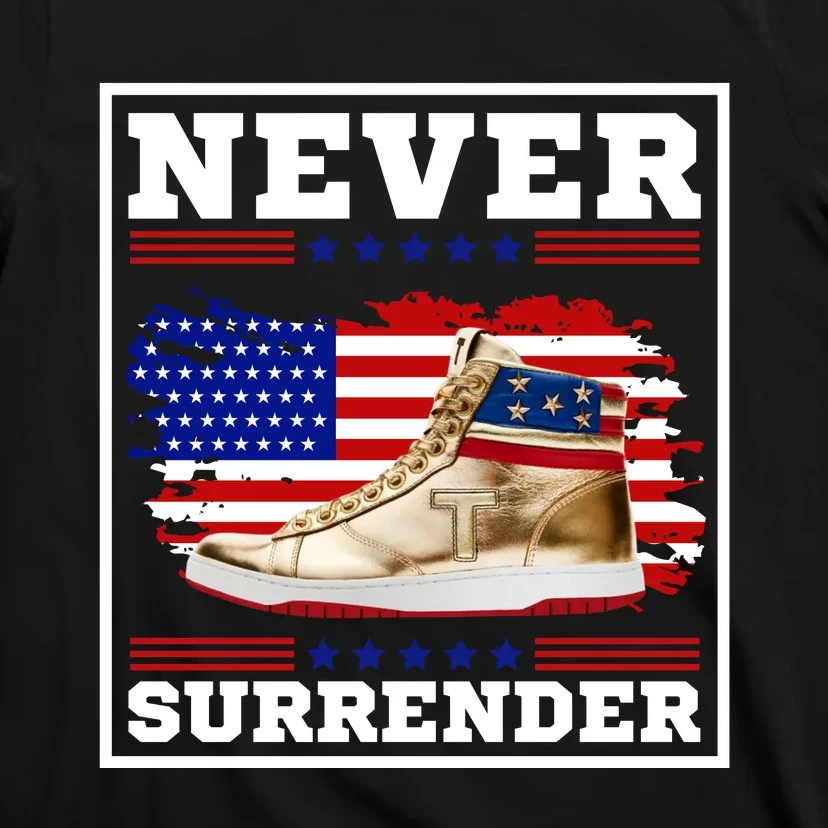 Trump Sneakers Never Surrender T-Shirt