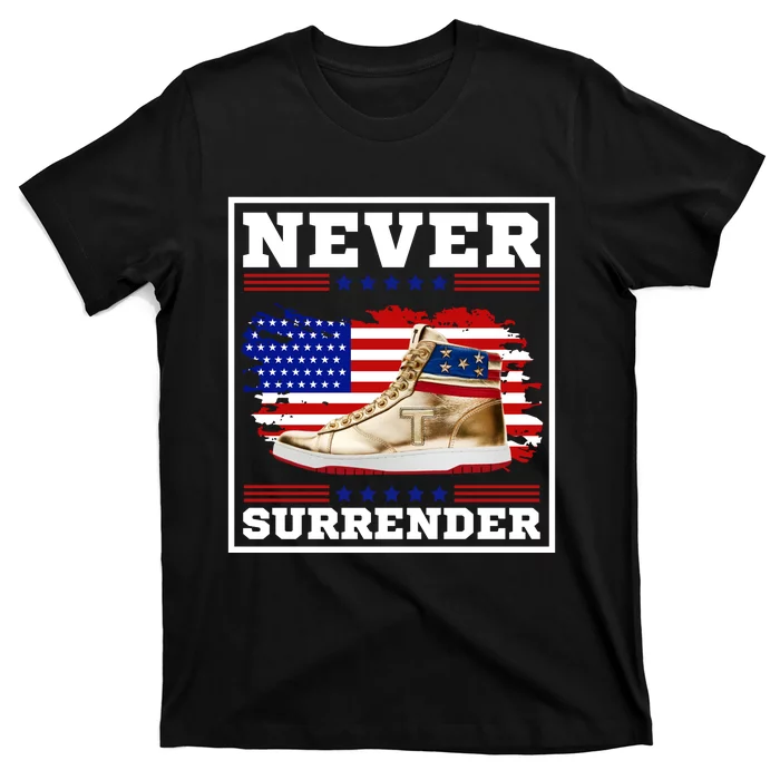 Trump Sneakers Never Surrender T-Shirt