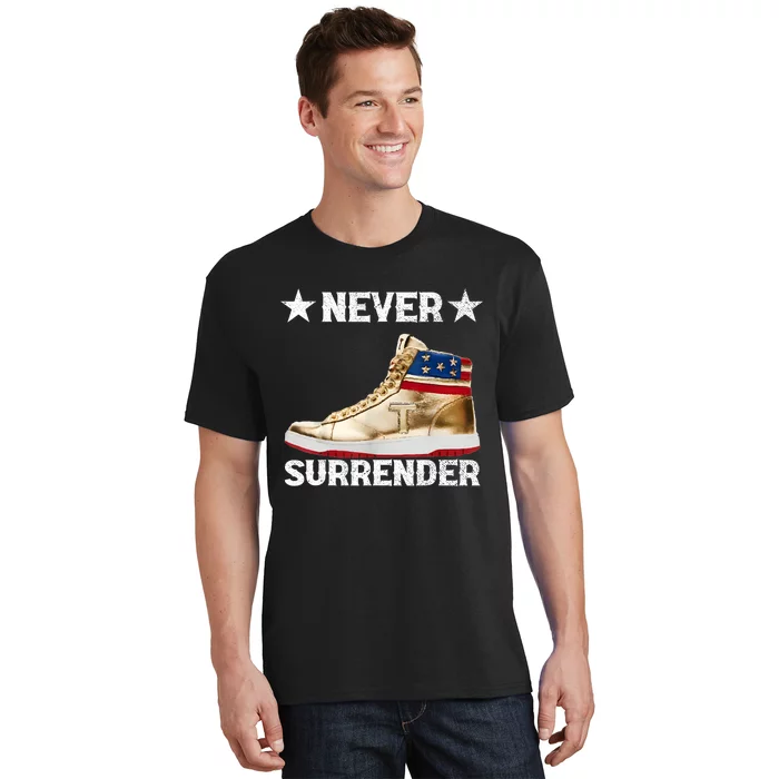 Trump Sneakers Never Surrender Pro Trump T-Shirt