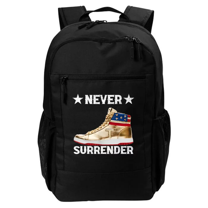 Trump Sneakers Never Surrender Pro Trump Daily Commute Backpack