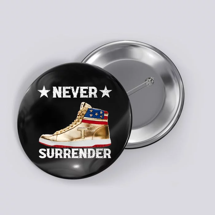 Trump Sneakers Never Surrender Pro Trump Button