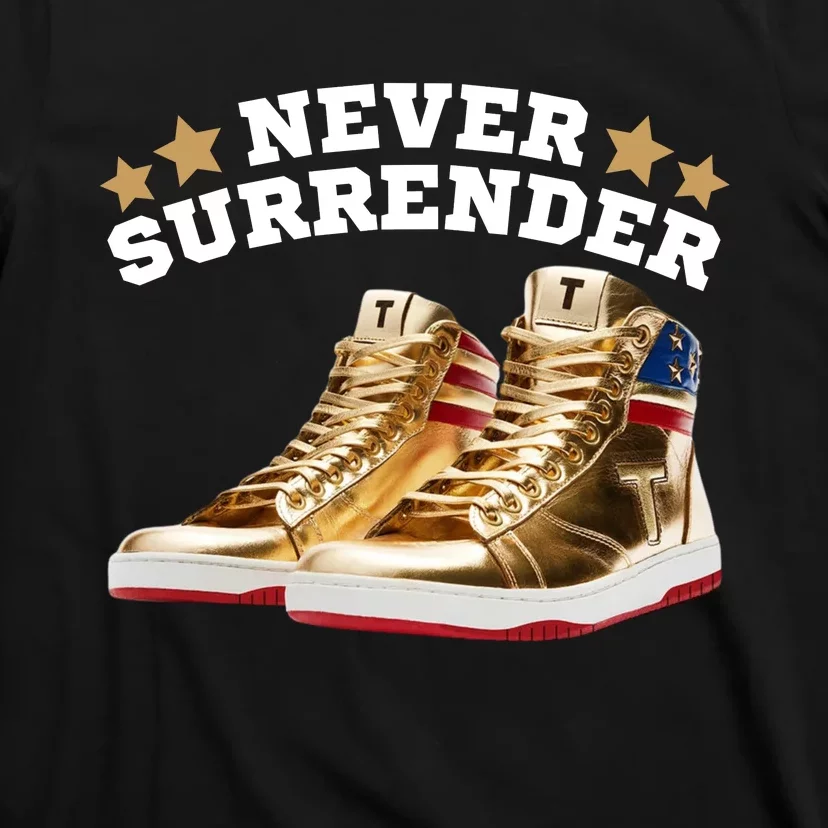 Trump Sneakers Never Surrender T-Shirt