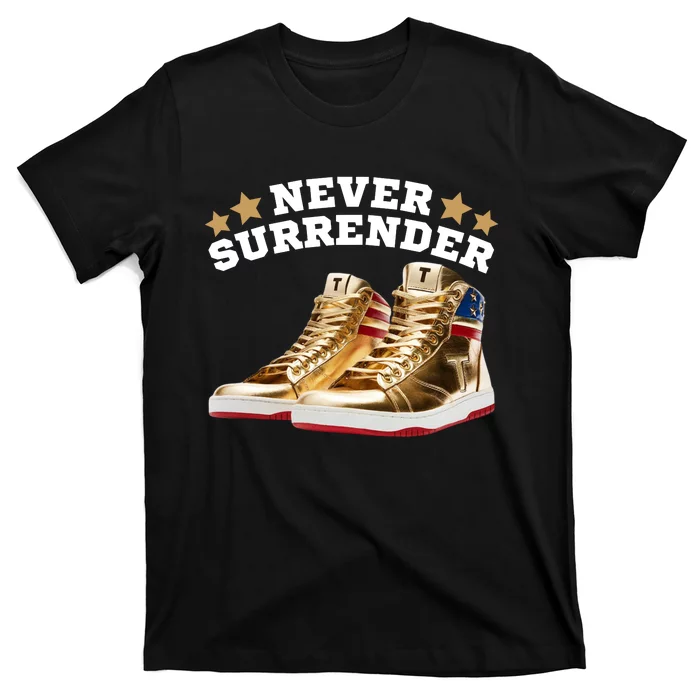 Trump Sneakers Never Surrender T-Shirt