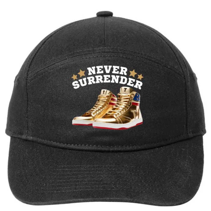 Trump Sneakers Never Surrender 7-Panel Snapback Hat