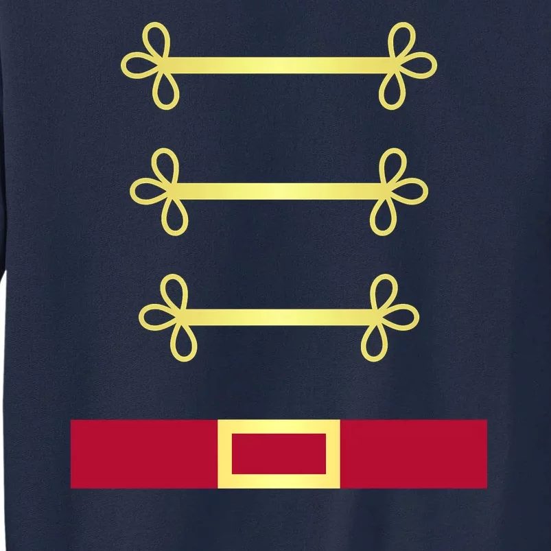 Toy Soldier Nutcracker Costume Uniform Tall Sweatshirt