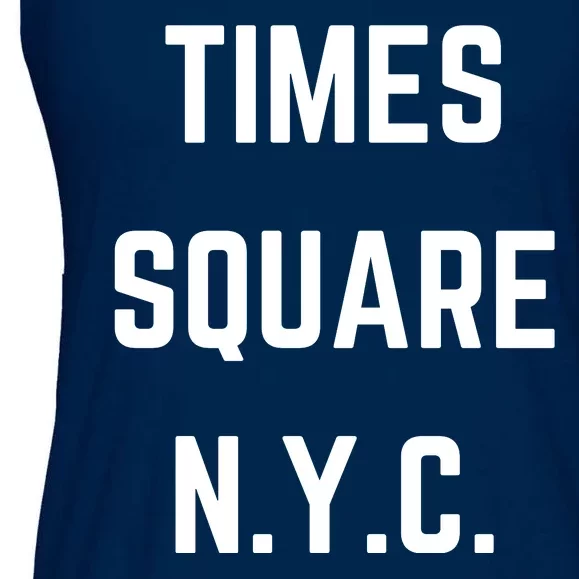 Times Square New York City Ladies Essential Flowy Tank