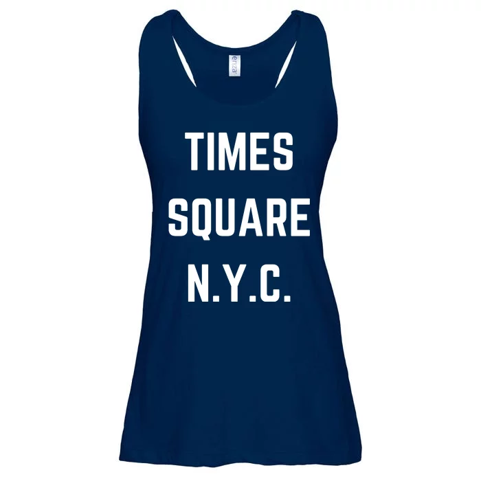 Times Square New York City Ladies Essential Flowy Tank