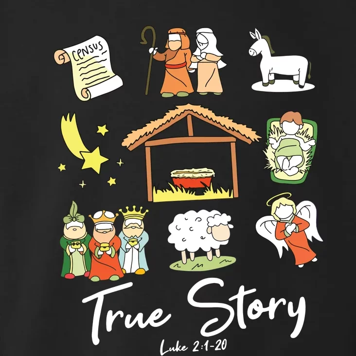 True Story Nativity Christmas Jesus Faith Based Christmas Toddler Hoodie