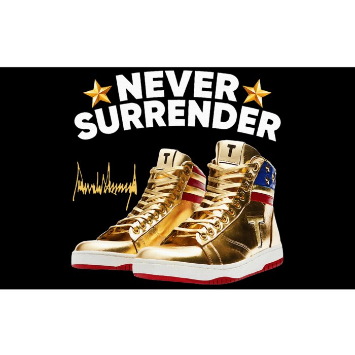 Trump Sneakers Never Surrender Bumper Sticker