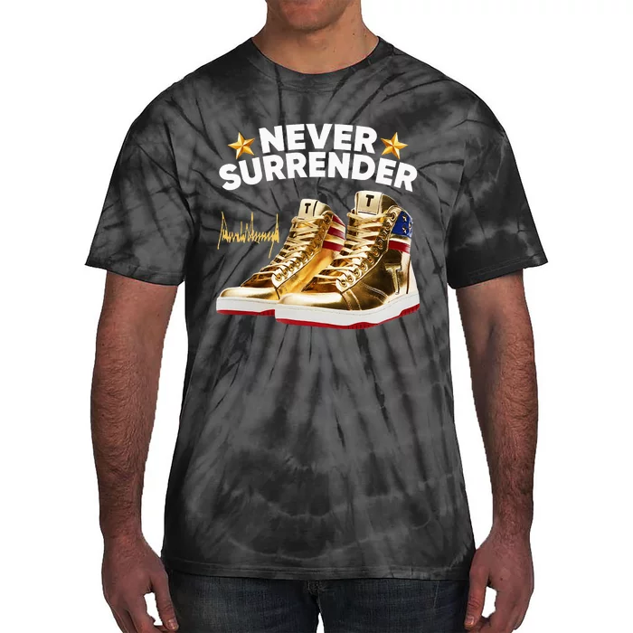 Trump Sneakers Never Surrender Tie-Dye T-Shirt