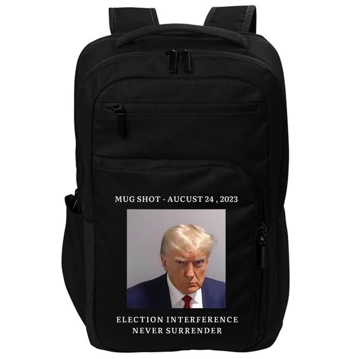 Trump Supporter Not Guilty Donald Trump Mugshot Impact Tech Backpack