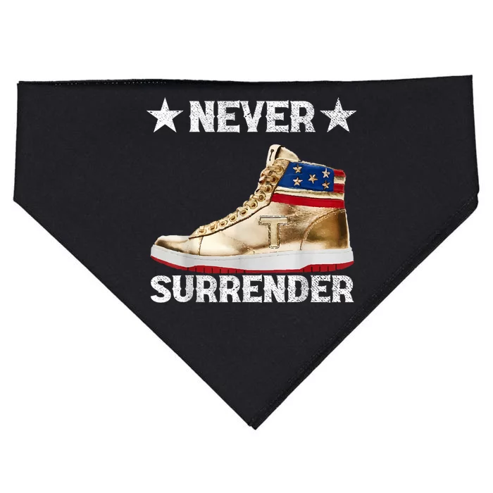 Trump Sneakers Never Surrender Pro Trump USA-Made Doggie Bandana