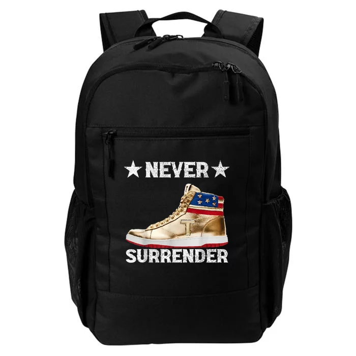 Trump Sneakers Never Surrender Pro Trump Daily Commute Backpack