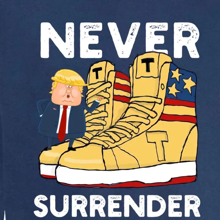 Trump Sneakers Never Surrender Pro Trump Sneakers Garment-Dyed Sweatshirt