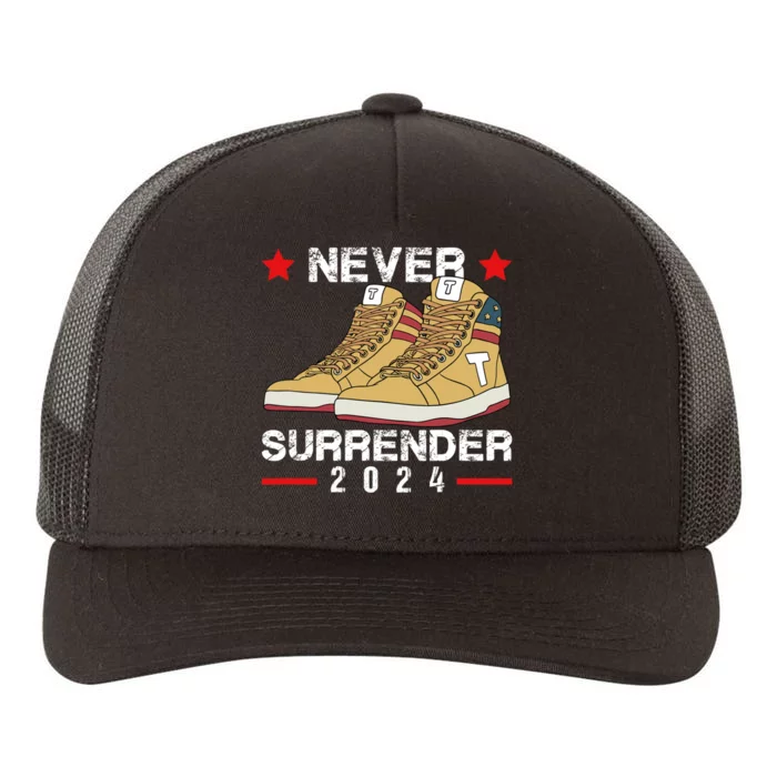 Trump Sneakers Never Surrender Pro Trump Sneakers Yupoong Adult 5-Panel Trucker Hat