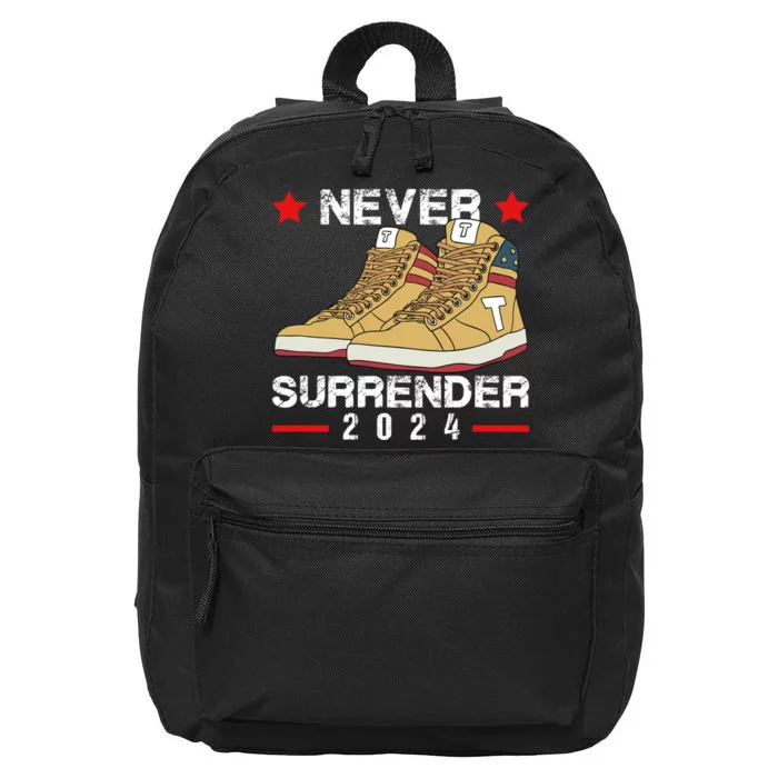 Trump Sneakers Never Surrender Pro Trump Sneakers 16 in Basic Backpack