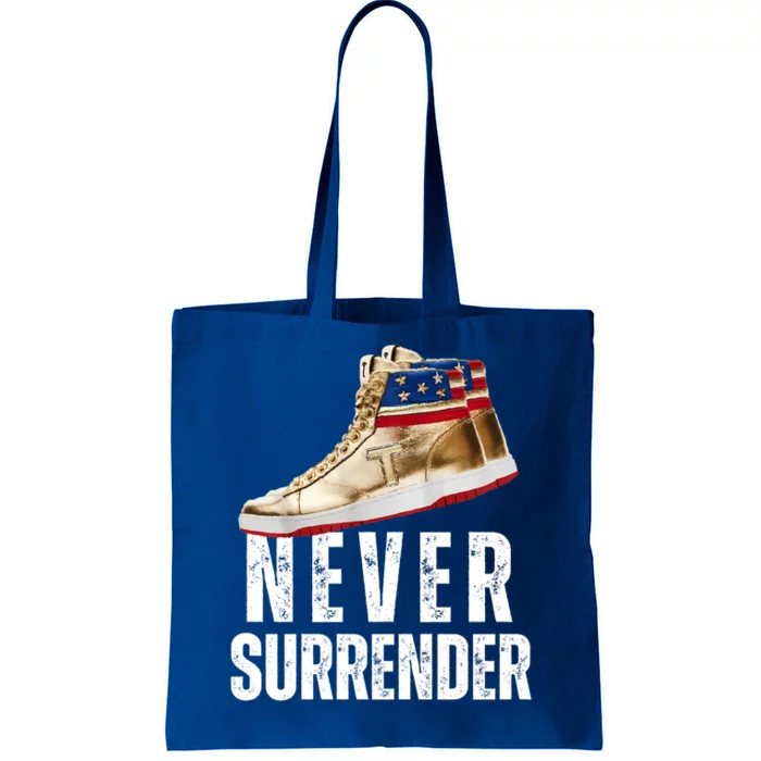 Trump Sneakers Never Surrender Pro Trump Sneakers Tote Bag