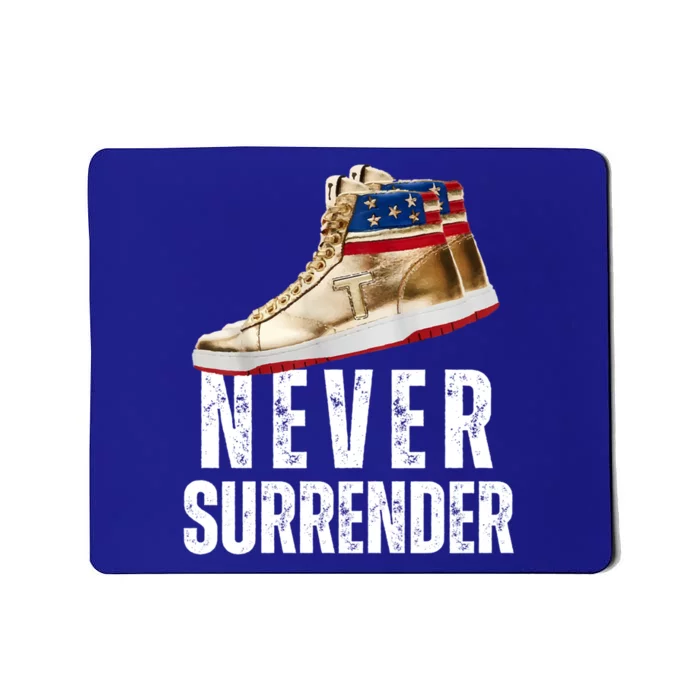 Trump Sneakers Never Surrender Pro Trump Sneakers Mousepad