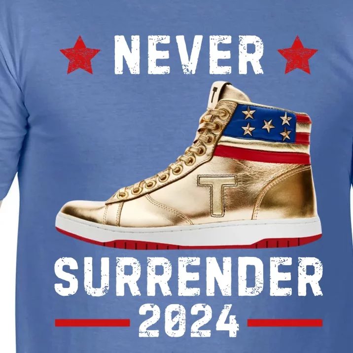 Trump Sneakers Never Surrender Pro Trump Comfort Colors T-Shirt