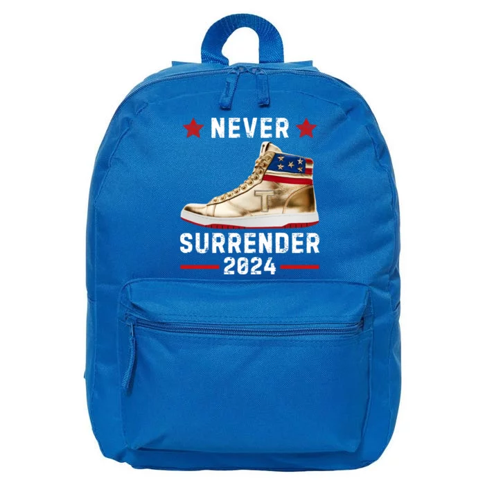 Trump Sneakers Never Surrender Pro Trump 16 in Basic Backpack