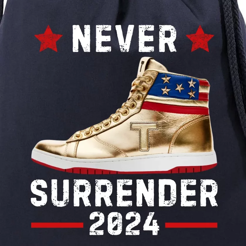 Trump Sneakers Never Surrender Pro Trump Drawstring Bag