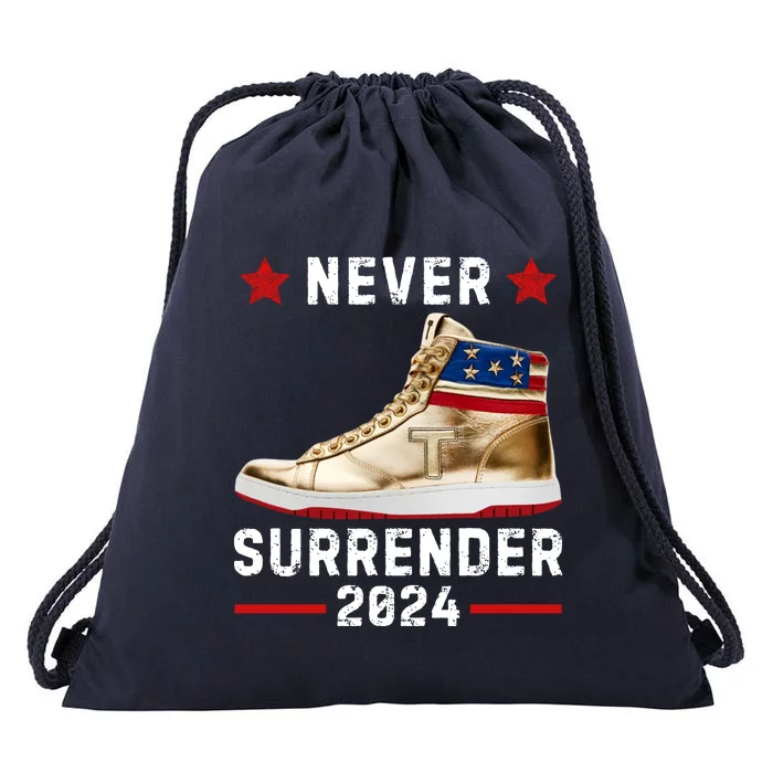 Trump Sneakers Never Surrender Pro Trump Drawstring Bag