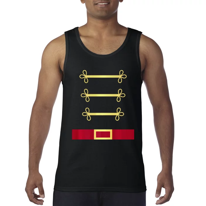 Toy Soldier Nutcracker Costume Uniform Tank Top