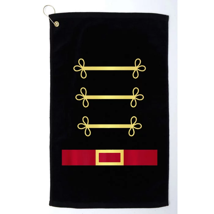 Toy Soldier Nutcracker Costume Uniform Platinum Collection Golf Towel