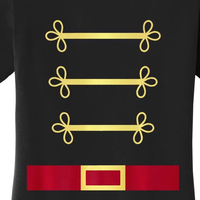 Toy Soldier Nutcracker Costume Uniform Women's T-Shirt