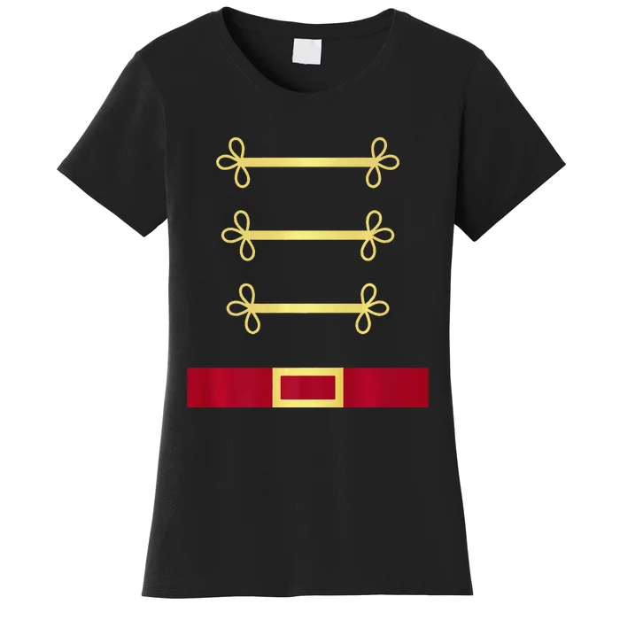 Toy Soldier Nutcracker Costume Uniform Women's T-Shirt