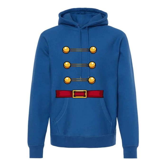 Toy Soldier Nutcracker Uniform Costume Christmas Advent Nut Premium Hoodie