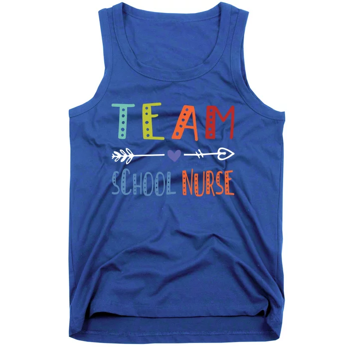 Team School Nurse Health Care Worker Medical Assistant Agent Gift Tank Top