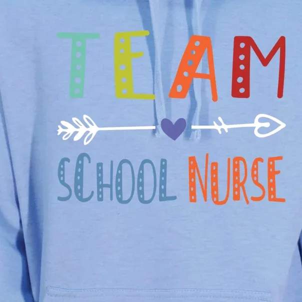 Team School Nurse Health Care Worker Medical Assistant Agent Gift Unisex Surf Hoodie