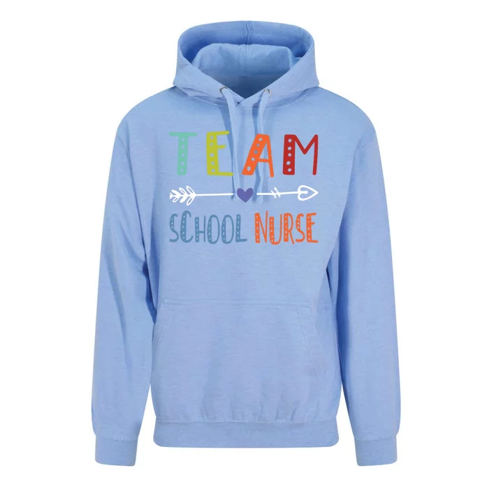 Team School Nurse Health Care Worker Medical Assistant Agent Gift Unisex Surf Hoodie