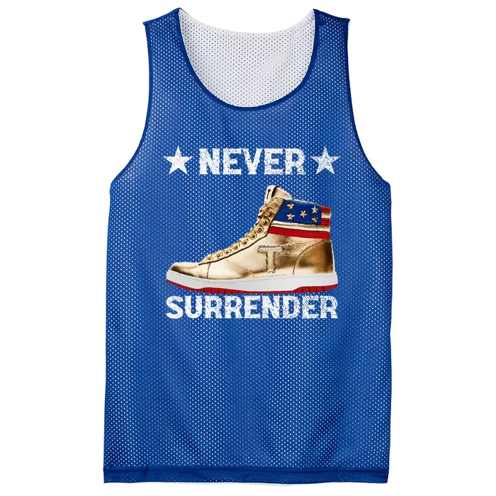 Trump Sneakers Never Surrender Pro Trump Mesh Reversible Basketball Jersey Tank