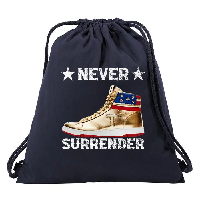 Trump Sneakers Never Surrender Pro Trump Drawstring Bag