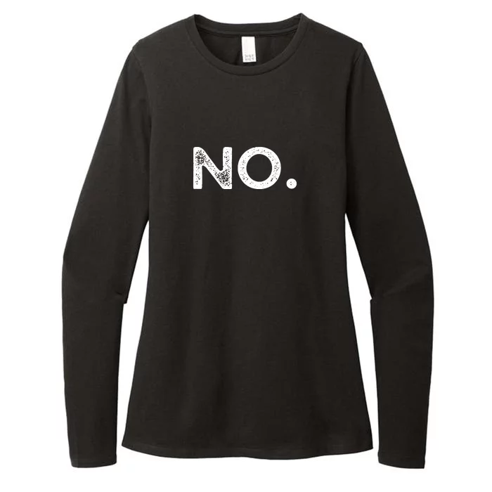 That Says No Womens CVC Long Sleeve Shirt