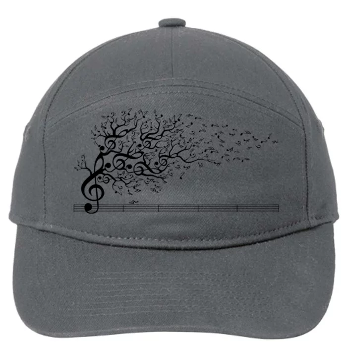 The Sound Of Nature In Motion 7-Panel Snapback Hat