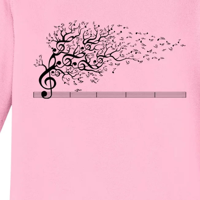 The Sound Of Nature In Motion Baby Long Sleeve Bodysuit