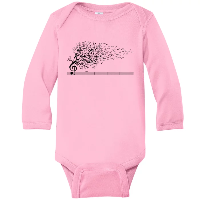 The Sound Of Nature In Motion Baby Long Sleeve Bodysuit