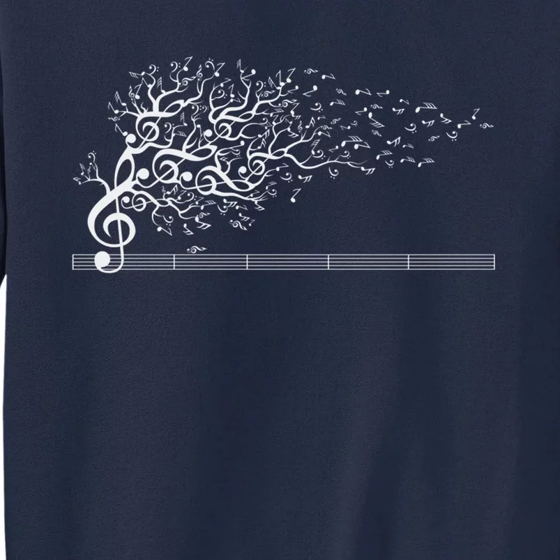 The Sound Of Nature In Motion White Tall Sweatshirt