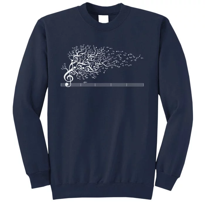 The Sound Of Nature In Motion White Tall Sweatshirt