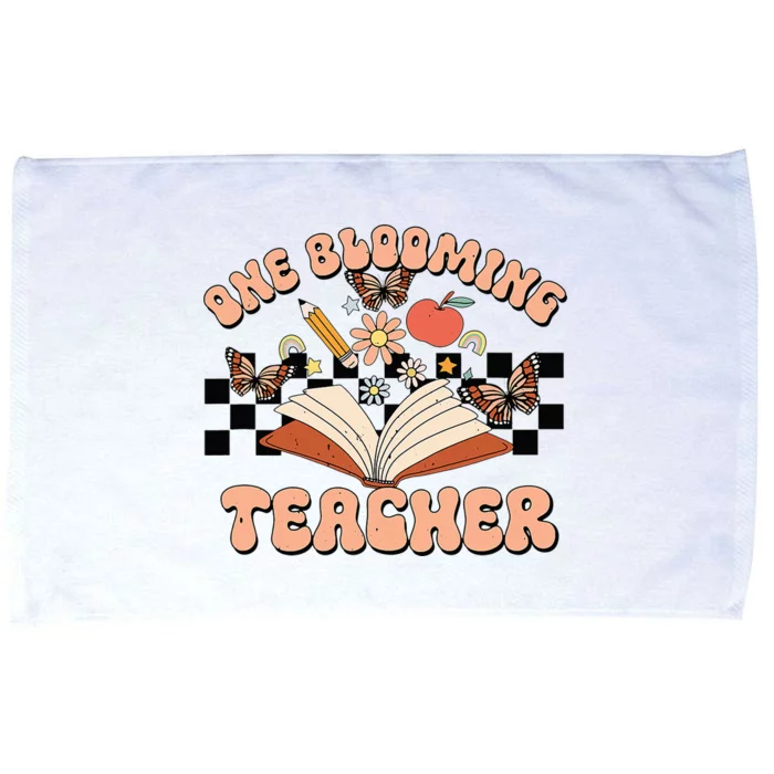 Teacher Spring One Blooming Teacher Flower Teacher's Day Microfiber Hand Towel