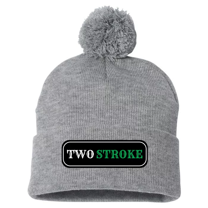 Two Stroke Only Pom Pom 12in Knit Beanie