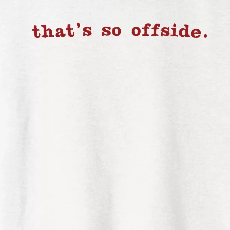 That’S So Offside Euro Women's Crop Top Tee