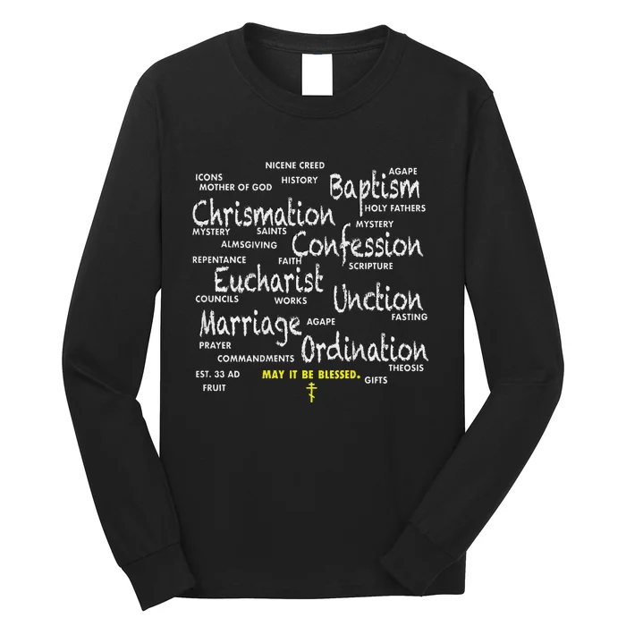 Two Sided Orthodox Life Reflection Long Sleeve Shirt